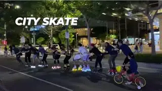 Skating in BGC, Taguig City, Philippines
