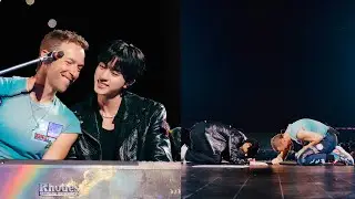 BTS Jin Stops Coldplay's Show with a Special Surprise!
