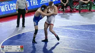197lbs Andy Smith (Virginia Tech) vs Vincent Bake (Duke)