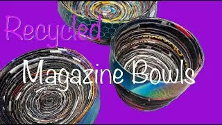 How to Make a Recycled Magazine Bowl