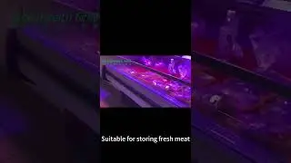 Horizontal large-scale commercial factory direct sales high cost-effective fresh meat cabinet