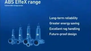 ABS XFP submersible pumps with a premium efficiency motor