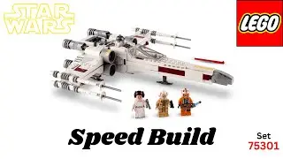 Luke Skywalker's X-Wing LEGO Speed Build Set 75301