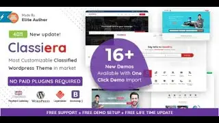 Classiera &ndash; Classified Ads WordPress Theme 3.99 $ Only