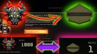 &iexcl;&iexcl;Reinicio Prestigio Maestro Lvl 1000- Start Reset Lvl 1000 Bo4