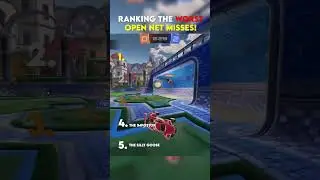 Ranking the TOP 5 WORST Open Net misses in Rocket league! #rlmemes #rlfunnymoments