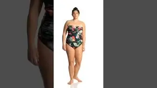 La Blanca Plus Size Beyond The Jungle Hipster Bikini Bottom | SwimOutlet.com