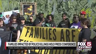 Families impaced by police violence gather in Las Vegas