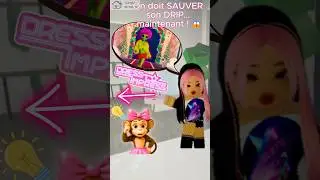 Alien trop MOCHE devient GIGA FASHION 😱✨#shorts #roblox #juliettegames #brookhaven  #dresstoimpress