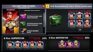WWE MAYHEM - 3-6 AND 4-6 GUARANTEED JOHN CENA LOOTCASE OPENING 