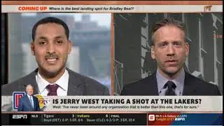 First Take | Clippers are said to be the best team Jerry West been with | Max Kellerman REACTS