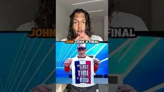 John Cena&rsquo;s transforms into SUPERCENA for his LAST European match EVER 😅 #kiddiaz #shorts