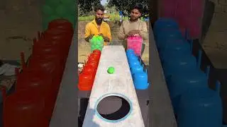 Best Family the Roll Ball Vs Drop Jug Challenge game 67 #shorts