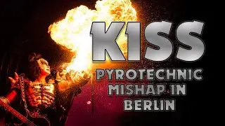 KISS pyrotechnic accident in Berlin June 2023, stage almost caught fire!