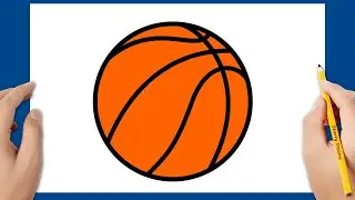 Comment dessiner un ballon de basket | Dessins mignons et faciles
