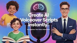 Create AI Voiceover Scripts in Seconds | Free Online Voiceover Script for YouTube & Content Creators