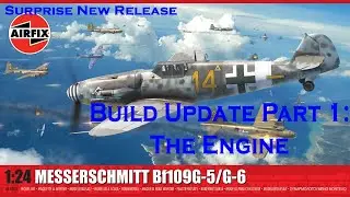 Обновление сборки Airfix 1:24 Messerschmitt Bf109G-5/G-6, часть 1: Двигатель #airfix #messerschmitt