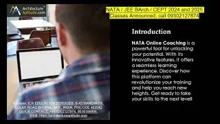 Join NATA 2024 and NATA 2025 Online coaching classes in delhi, bhopal, mumbai, chennai, bangalore