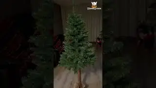 Viking Choice 160 cm artificial Christmas Tree - Natural spruce look with wooden trunk
