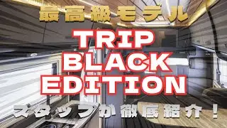[New color exhibit car now available] Black luxury camper van 