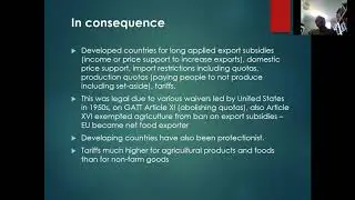Global Trade Law course by Professor Graham Dutfield
