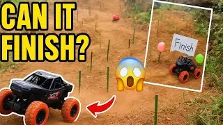 👉 I Built a MINI LAND TRACK for RC Car | Offroad Challenge 🔥