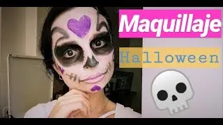 MAQUILLAJE HALLOWEEN CATRINA ❤ |Paint Glow