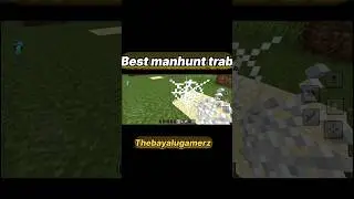 MINECRAFT BEST MANHUNT TRAP #minecraft #gaming