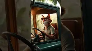 Angry Cats Attack Man-Cat in Jungle Lorry | Epic Feline Adventure | Intense Cat Chase  #ai #story