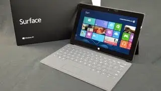 Microsoft Surface: распаковка и демонстрация