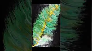 World most Insane Abstract Leaf acrylic pour painting |Fluid Art|