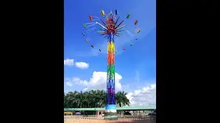 Attraction playground park equipment swing flying chair rides fall flying tower
