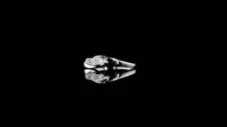 Three Stone Diamond Promise Ring in Sterling Silver | MyJewelryBox