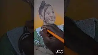 color pencil on brown paper... Sketch a week episode 1..