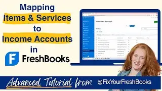 Mapping items to income accounts in FreshBooks