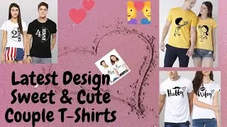 Couple T-shirt Design | couple T-shirts Online | Trendy Latest Designer Couple T-shirts#shorts