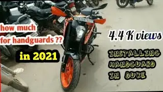 KTM HANDGUARD INSTALLATION || DUKE || HOW MUCH FOR THAT
