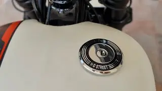 Gas Tank Cover Medallion | Installation | H-D Street Rod 750