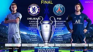 PES 2021 - Chelsea vs PSG - Final UEFA Champions League [UCL] 2021/2022 Ronaldo to  PSG