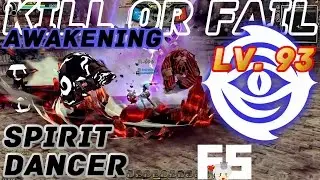 Dragon Nest PvP : Spirit Dancer Awakening KOF Lv. 93 KDN Spec Mode