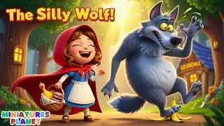 Little Red Riding Hood & The Silly Wolf 🐺 | Funny 3D Cartoon Bedtime Story for Kids