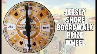 Jersey Shore Boardwalk Prize Wheel
