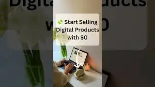 Start Digital Products with ZERO Budget #passiveincome  #selldigitalproducts  #shorts