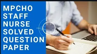 MPCHO SOLVED QUESTION PAPER  WITH EXPLANATION