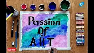 Passion of art | latter writing | acrylic colours...