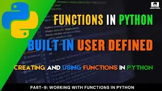 Python Functions | Program to understand the concept of functions in python.