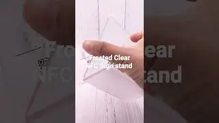 Frosted Clear NFC Sign stand