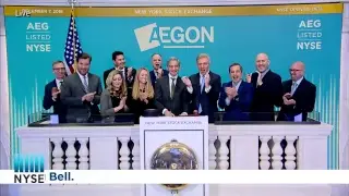 Aegon rings the NYSE Opening Bell