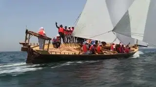 Traditional Dhow race sets sail off Dubai shores