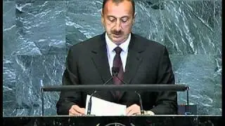 Speech by Ilham Aliyev at the 65th session of the UN General Assembly. 23.09.2010